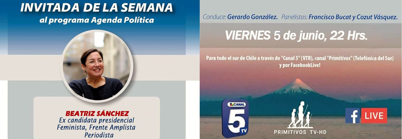 “Agenda Política” cumple un año en TV abierta de Puerto Montt  con la presencia de Beatriz Sánchez
