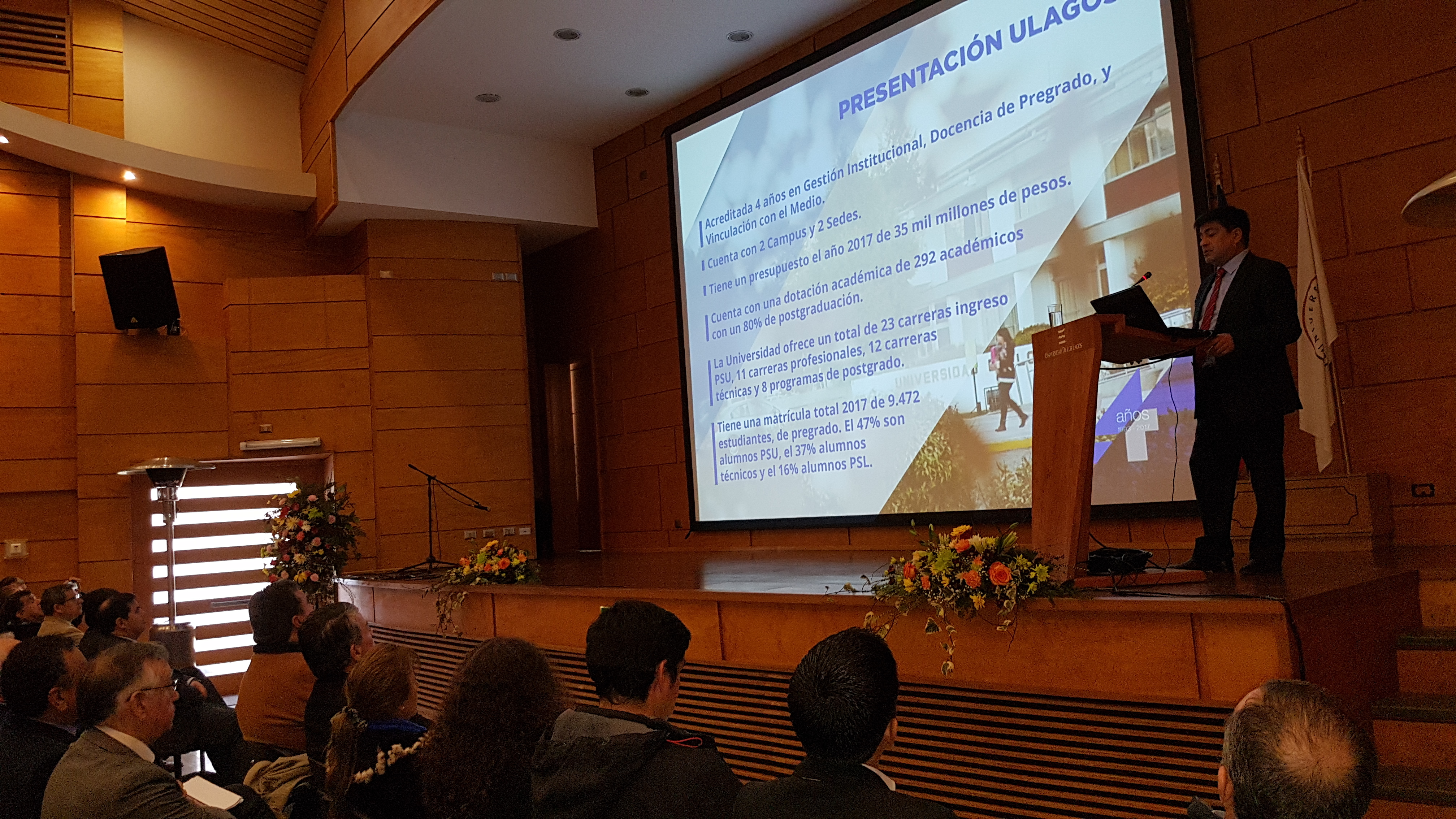 Rector de la ULagos realiza importante balance 2016-2017 de su gestión