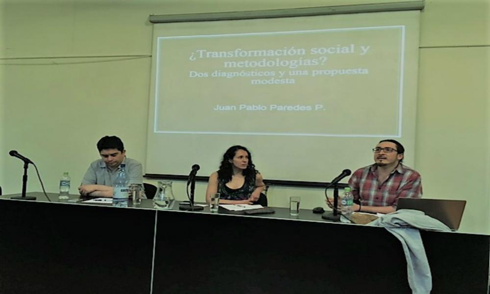 Investigador del CEDER expuso en seminario sobre intervención e investigación social