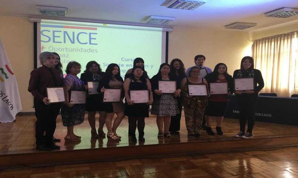 Sede Santiago certificó a 13 participantes del curso Soporte en Redes y Equipos Computacionales del Programa Más Capaz de SENCE