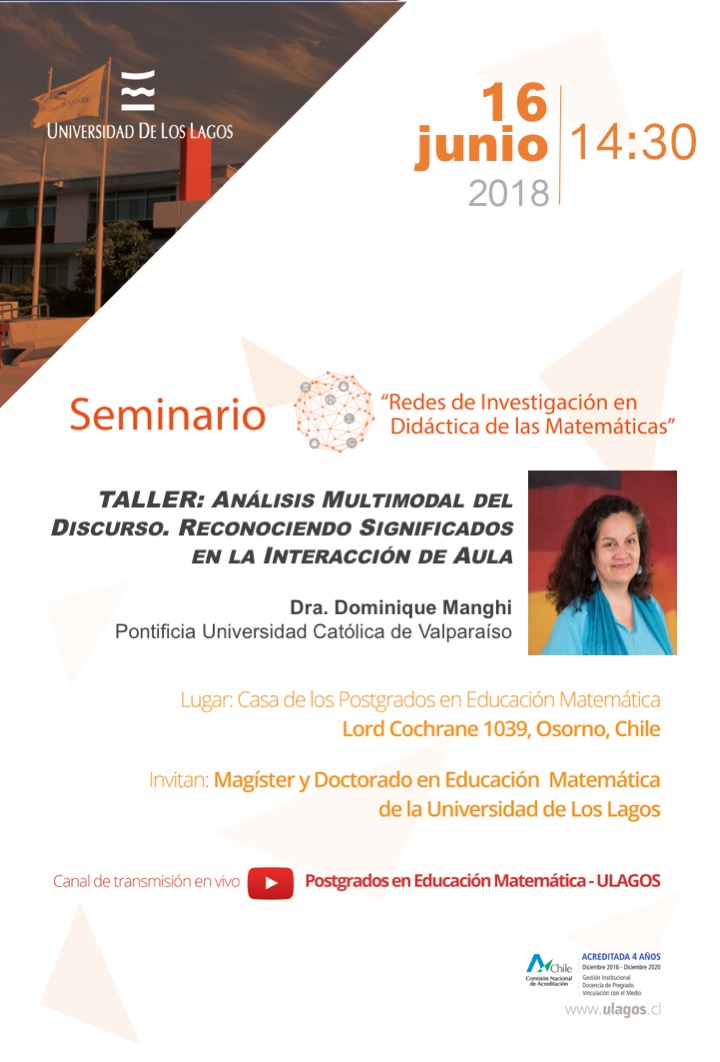 Se dictará Taller de análisis multimodal del discurso en el aula
