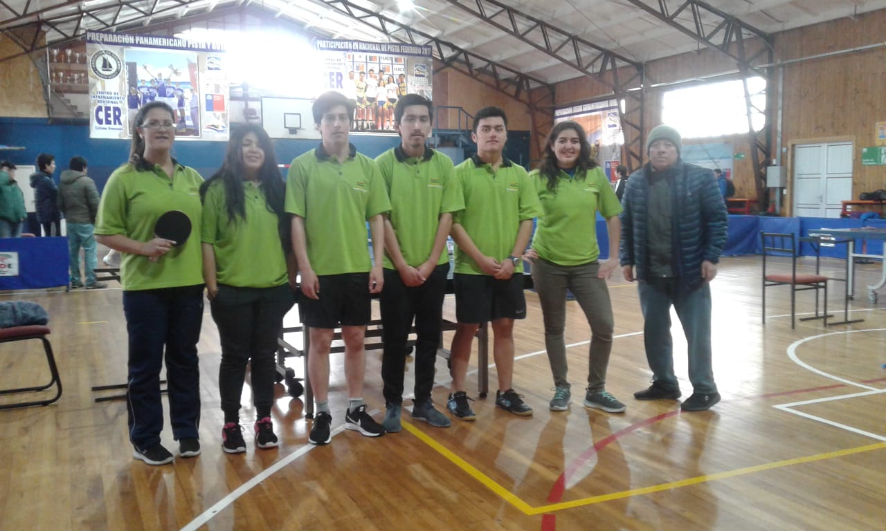 Selección ULagos de Tenis de Mesa triunfa en campeonato regional
