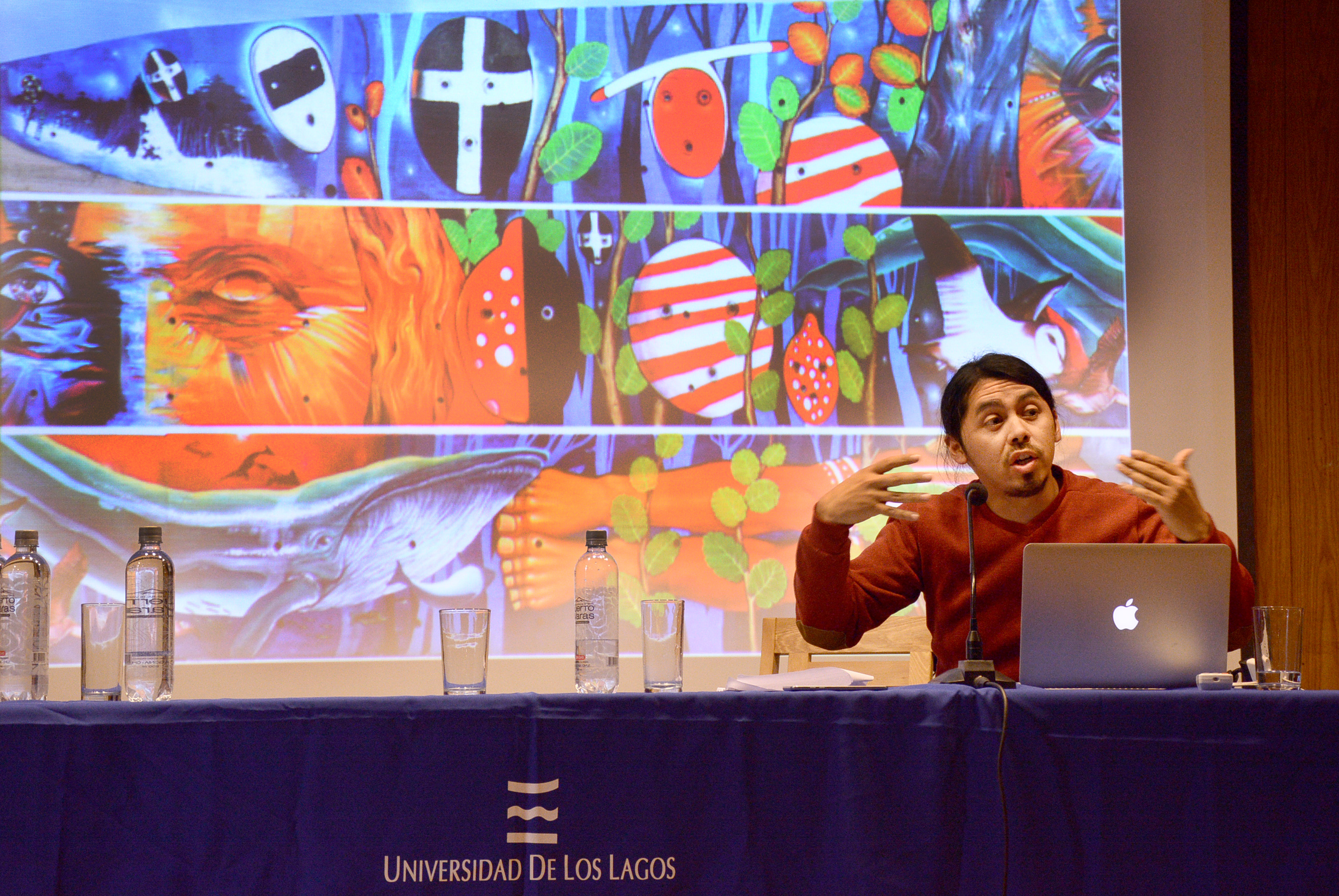 Estudiantes de Pedagogía en Arte participaron en el II Encuentro Internacional de Muralismo