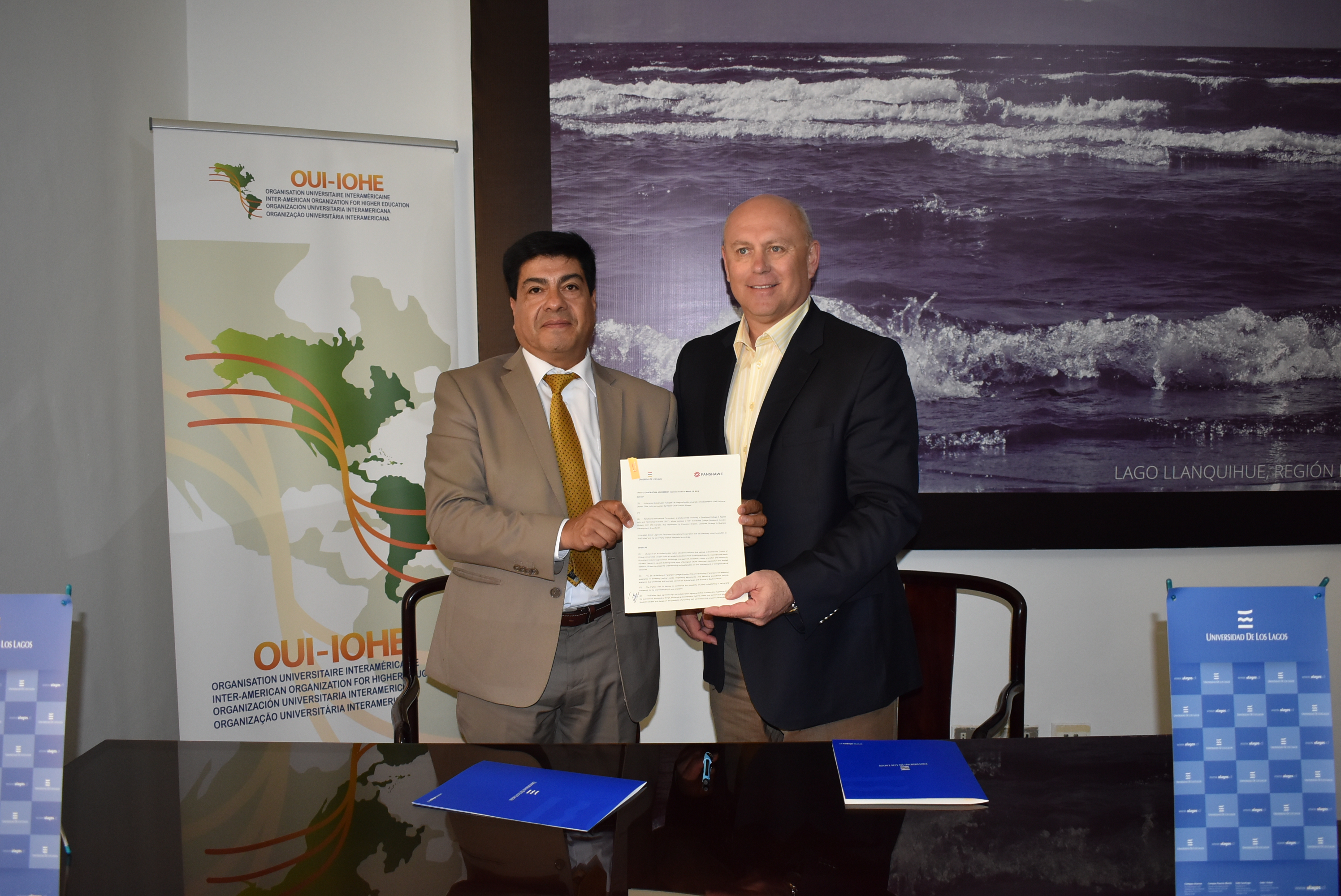 ULagos firma convenio de colaboración con Fanshawe College de Canadá que beneficiará principalmente a la formación técnica