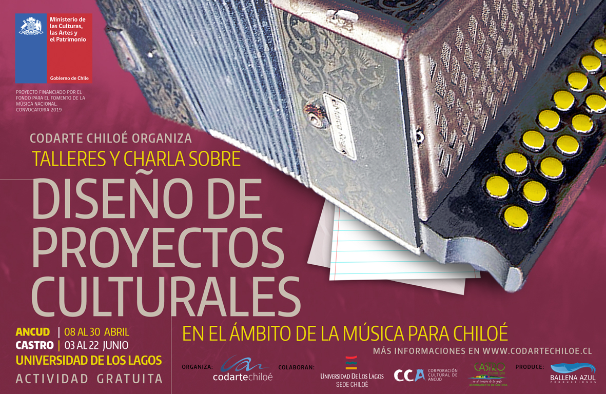 Están abiertas las inscripciones para los Talleres y Charla sobre Diseño de Proyectos Culturales en el Ámbito de la Música