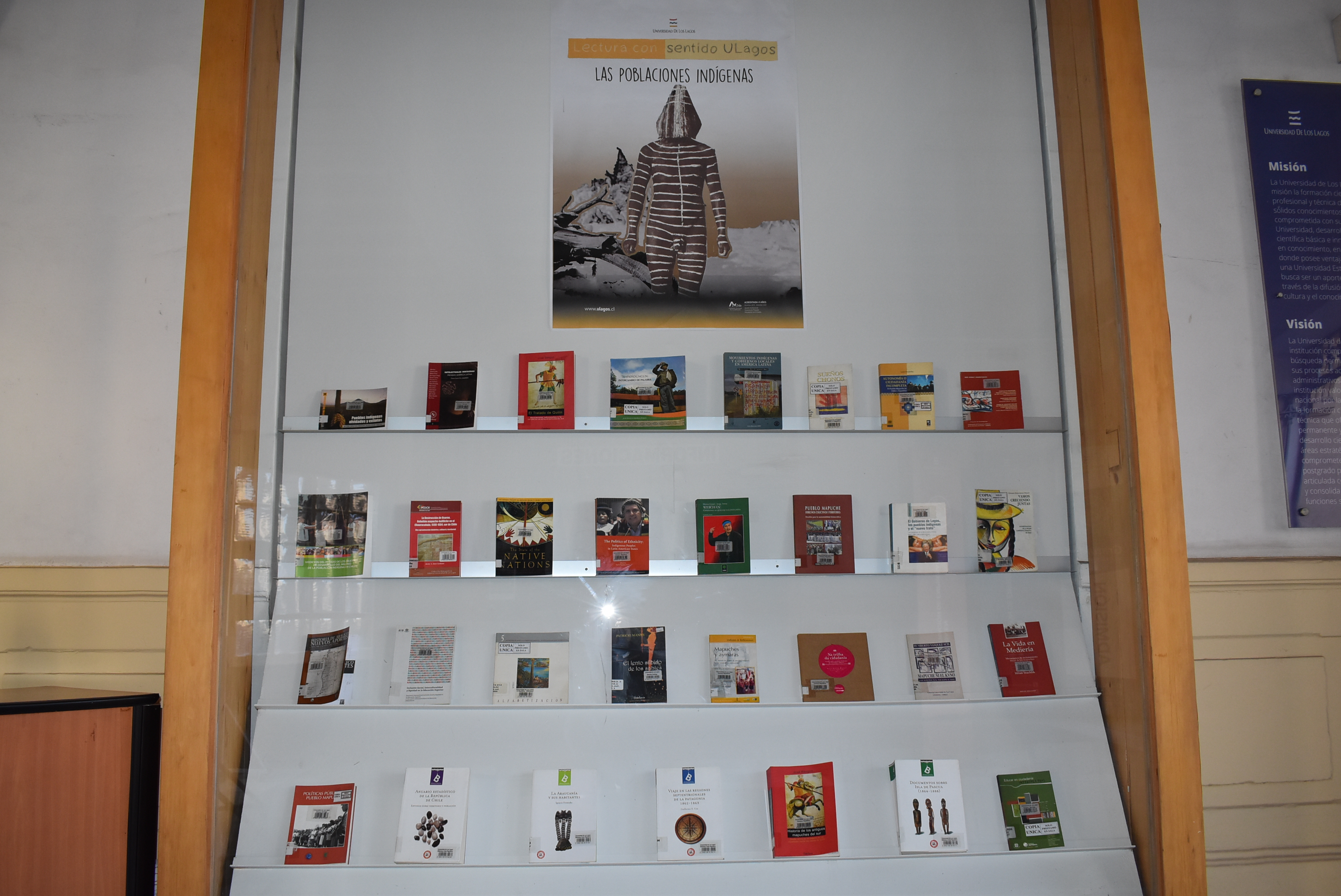 Biblioteca Sede Santiago expone durante agosto textos sobre pueblos indígenas y nuevos títulos de su catálogo