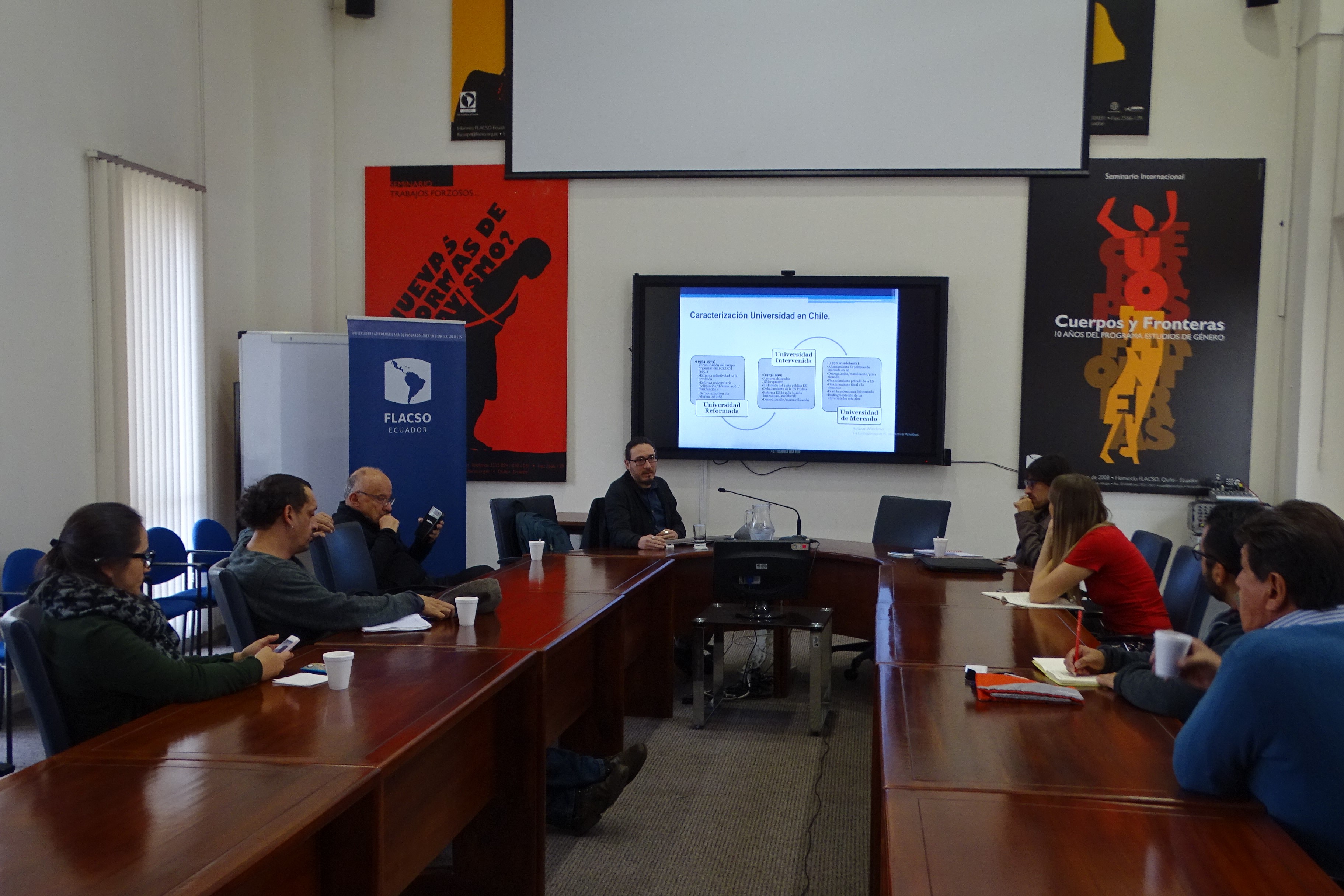 Investigador posdoctoral del CEDER expuso en Ecuador y Argentina sobre el movimiento estudiantil chileno