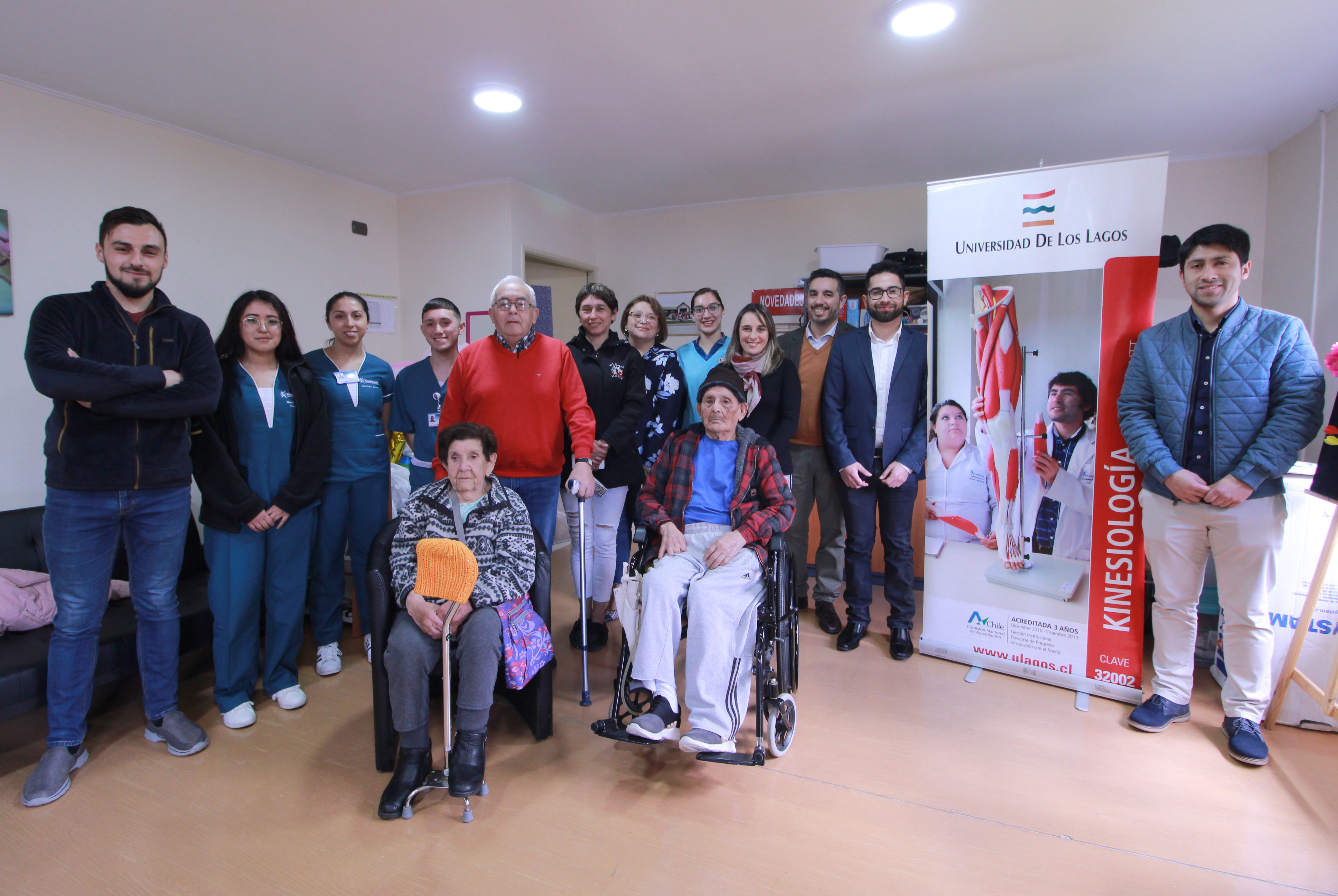 Estudiantes de Kinesiología rehabilitarán a adultos mayores