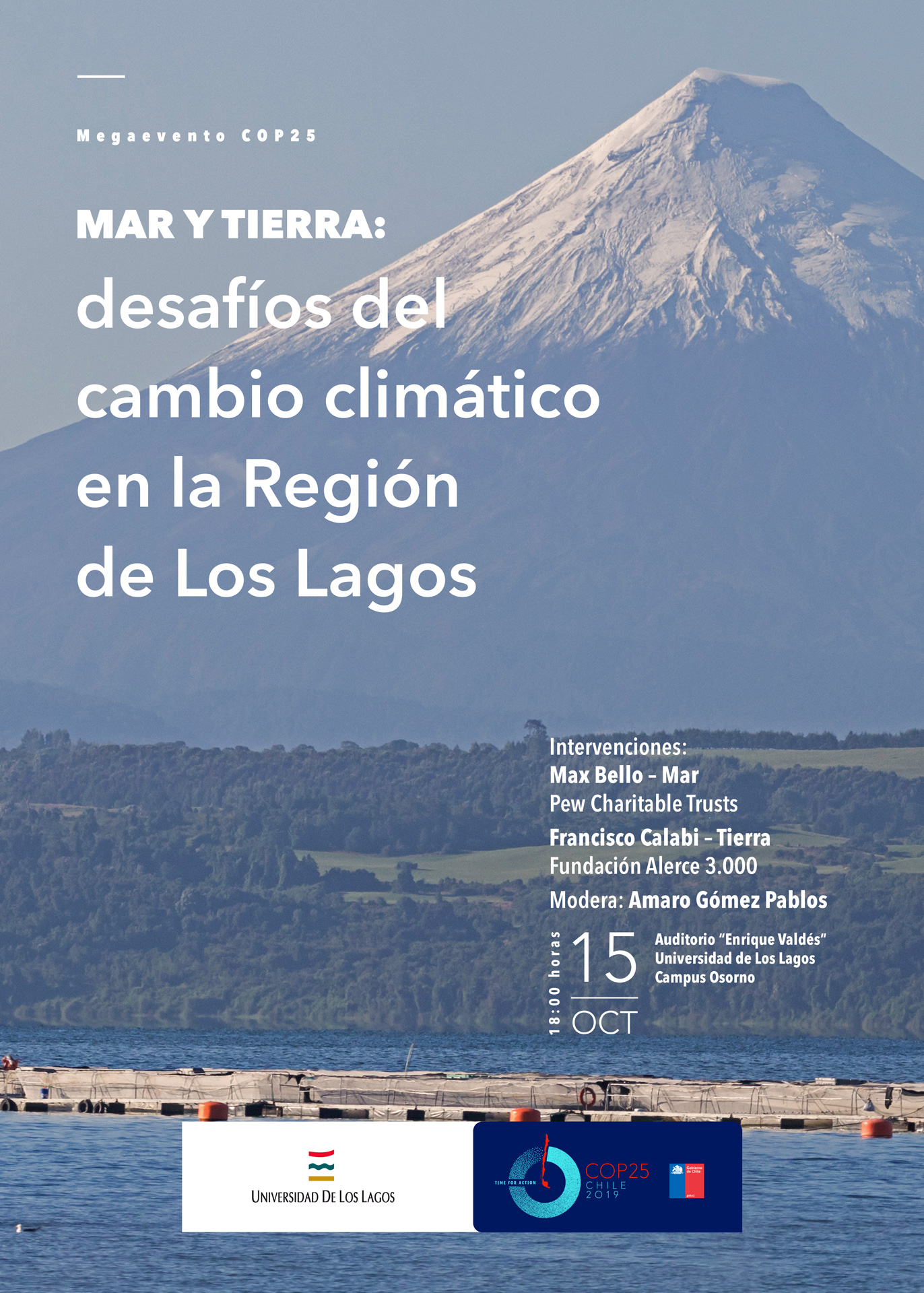 COP 25 desarrolla encuentro este martes en la ULagos