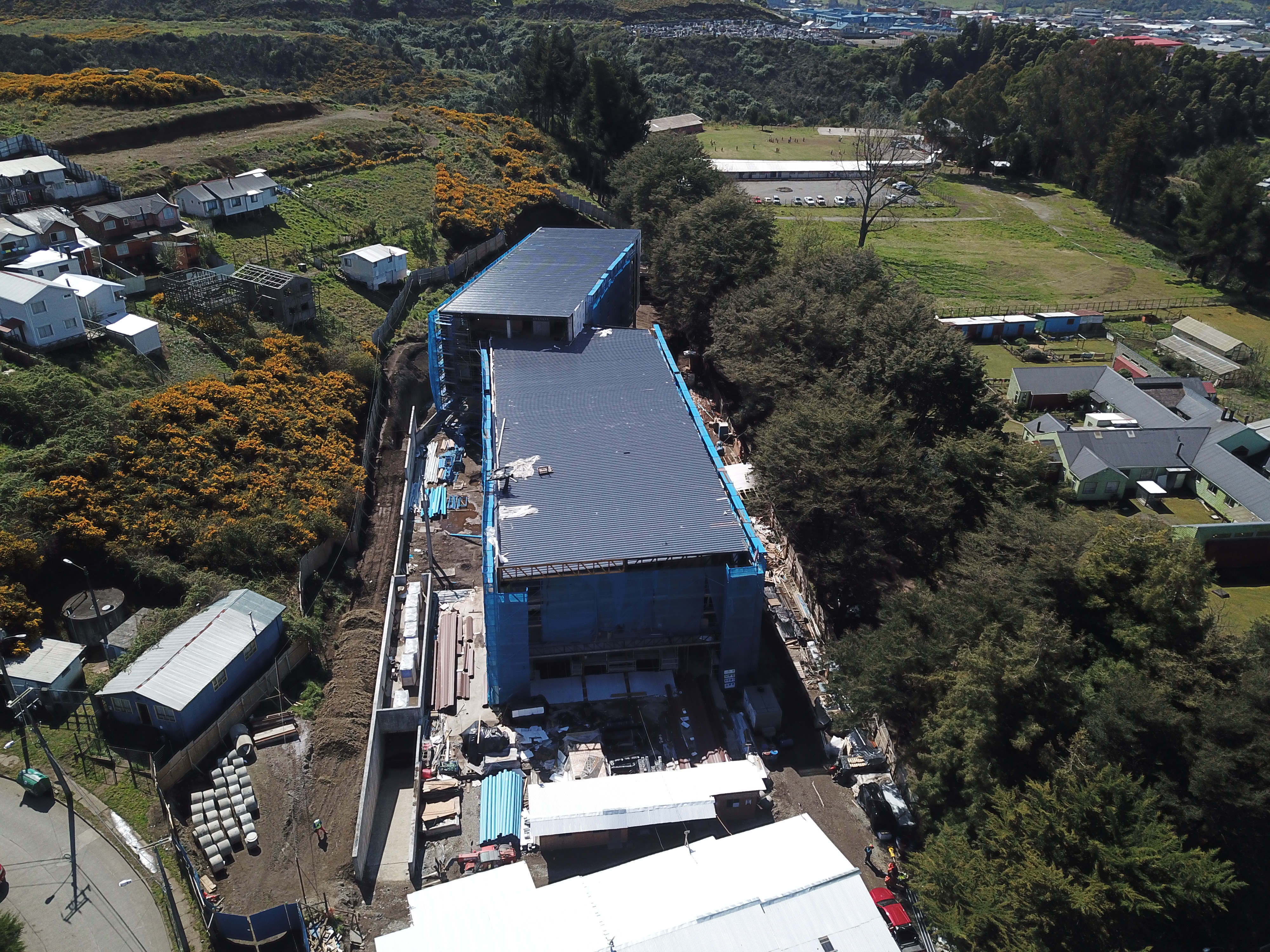 Construcción de Sede Chiloé alcanza un 62% de avance