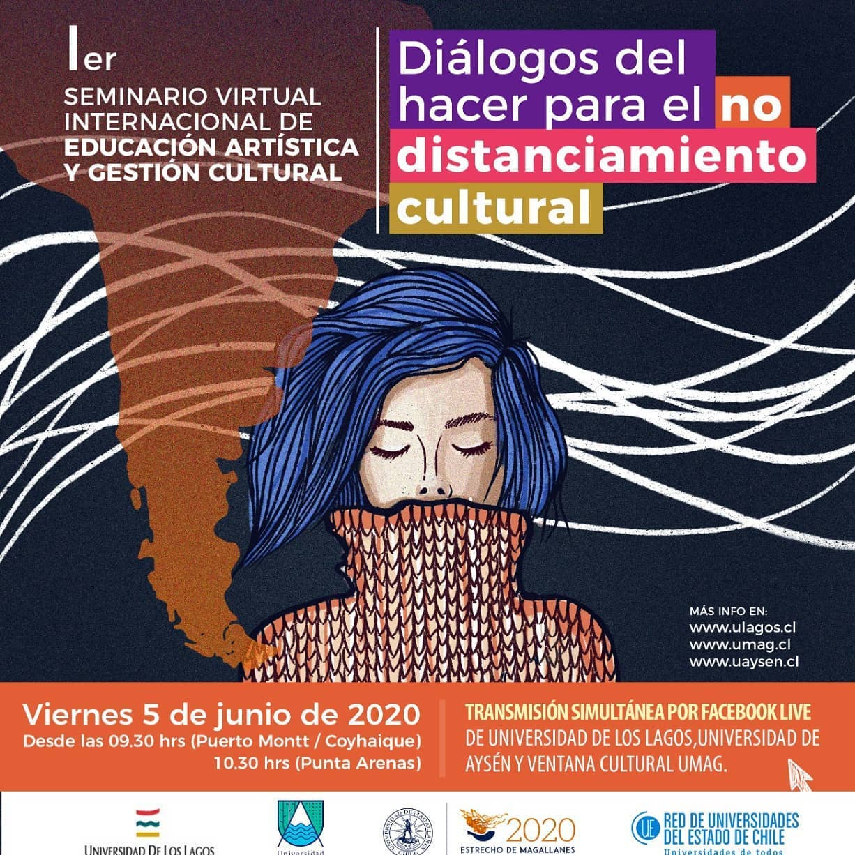 Red Patagonia Cultural invita a la comunidad a sumarse a seminario sobre educación artística y gestión cultural