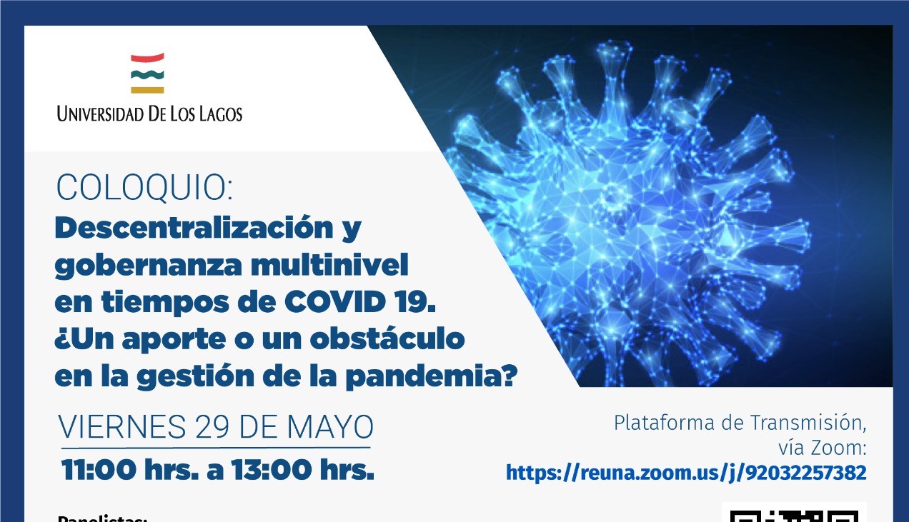 Coloquio sobre descentralización y gobernanza en tiempos de Covid 19: una instancia de participación para la comunidad