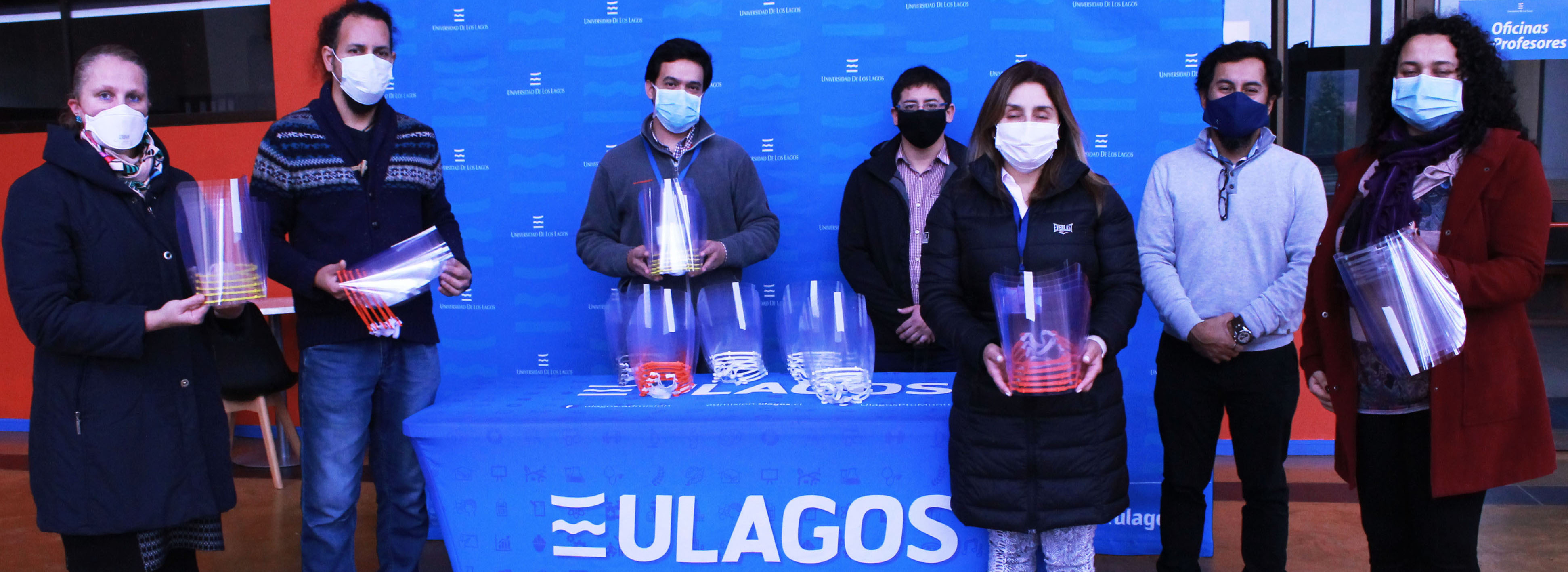 ULagos entrega Pantallas de Protección Facial al Hogar de Cristo y centros de salud de la Provincia de Llanquihue