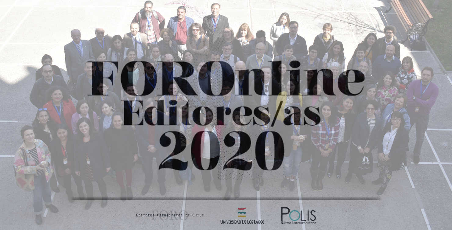 Revista POLIS coorganizará “FOROnline” de editores/as 2020