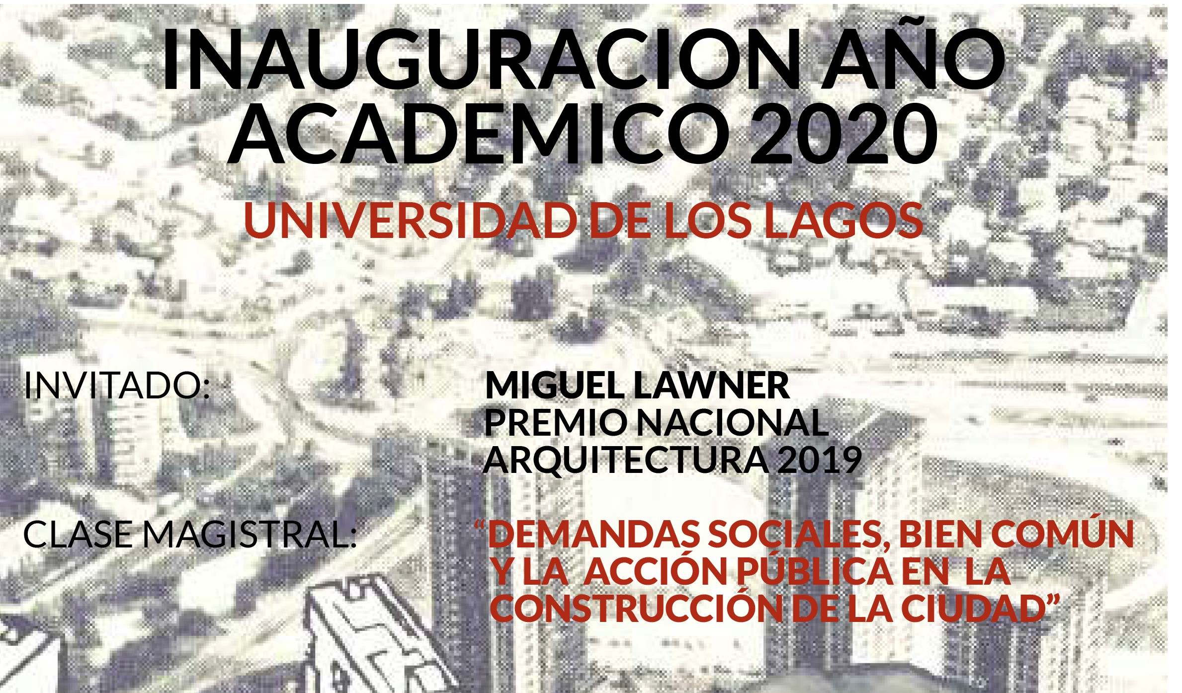 Premio Nacional de Arquitectura inaugura Año Académico 2020 de la ULagos