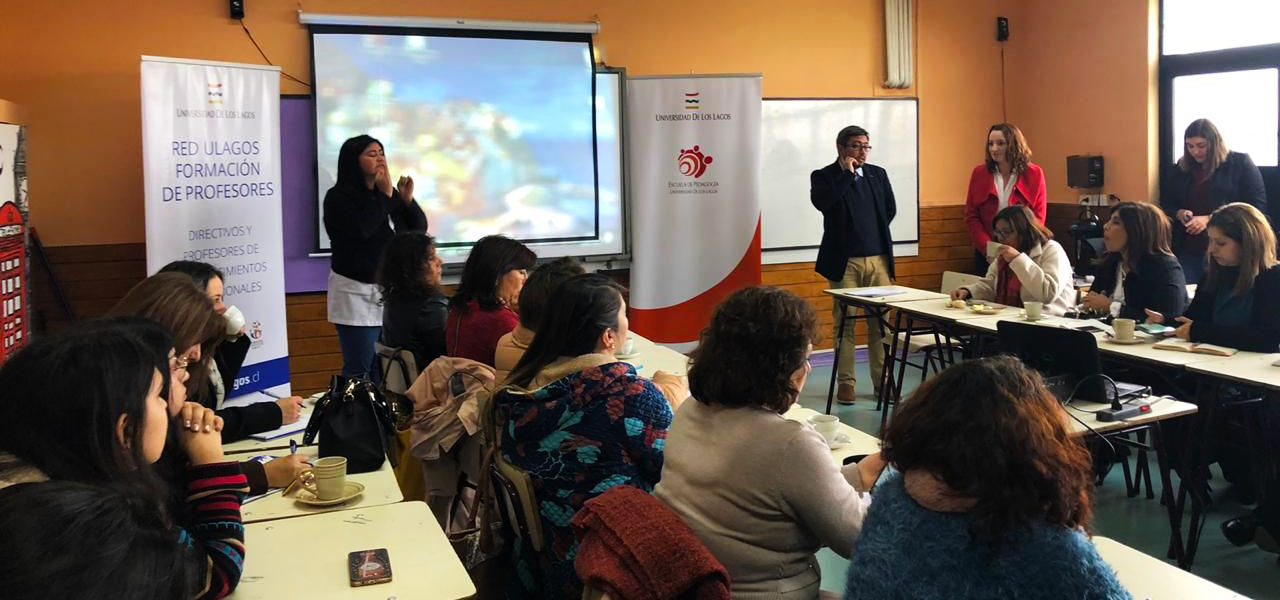 Escuela de Pedagogía capacita a profesores de LLanquihue en herramientas digitales en educación