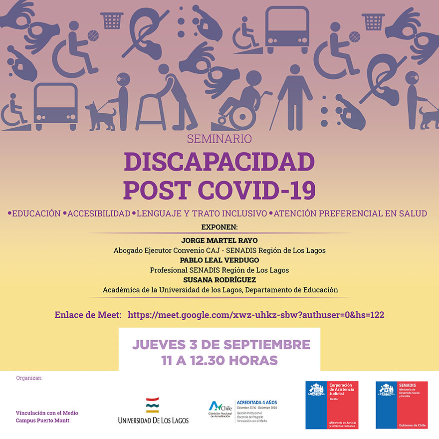 ULagos aborda discapacidad post Covid-19