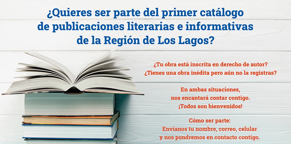 ULagos apoya catastro de editoriales y publicaciones literarias en la región de Los Lagos