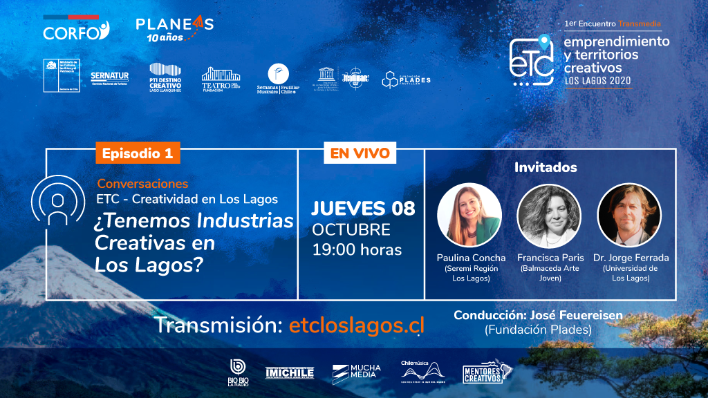 Académico ULagos panelista en conversatorio sobre industrias creativas en la región