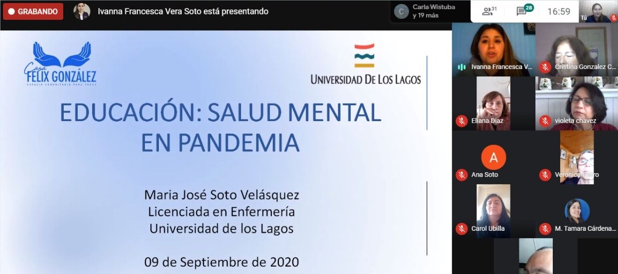 Profesionales ULagos promueven la prevención y el autocuidado en las comunidades