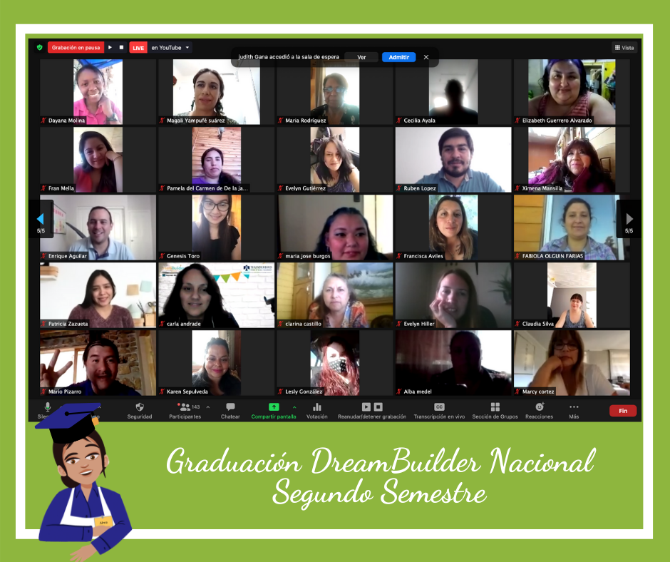 Estudiantes ULagos se gradúan del Programa Dreambuilder