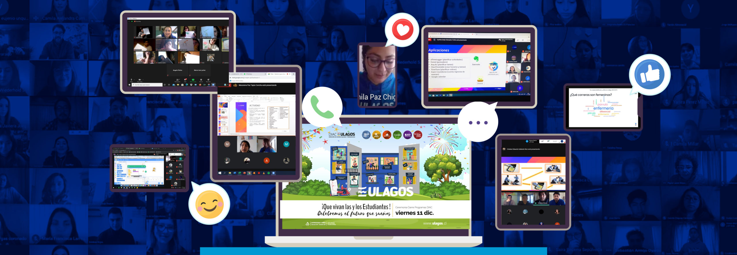 ULagos cierra sus programas de acceso 2020 con más de 2 mil inscritos en un año marcado por la pandemia y la conectividad