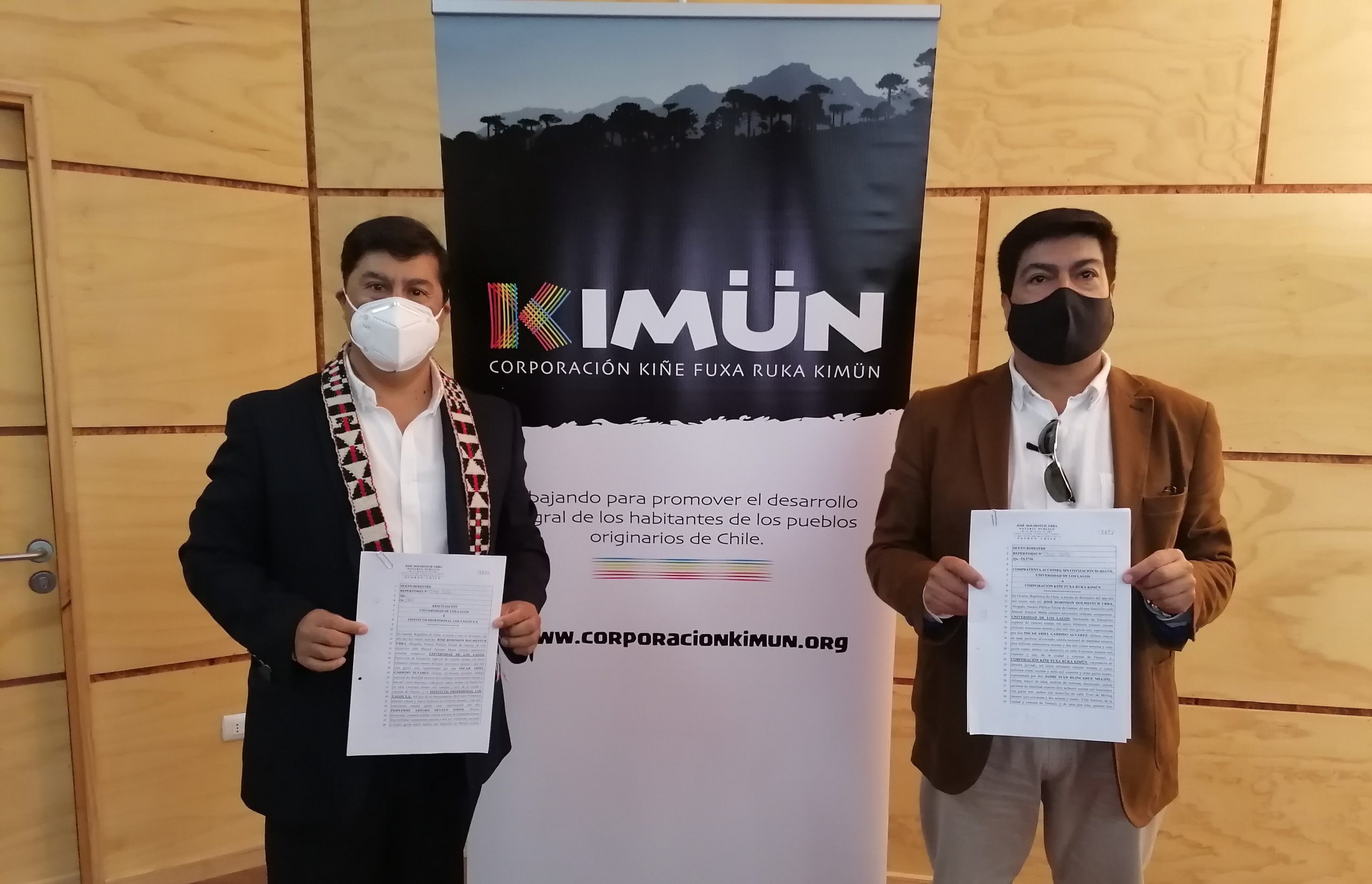 ULagos realizó traspaso del IP y CFT Los Lagos a corporación indígena