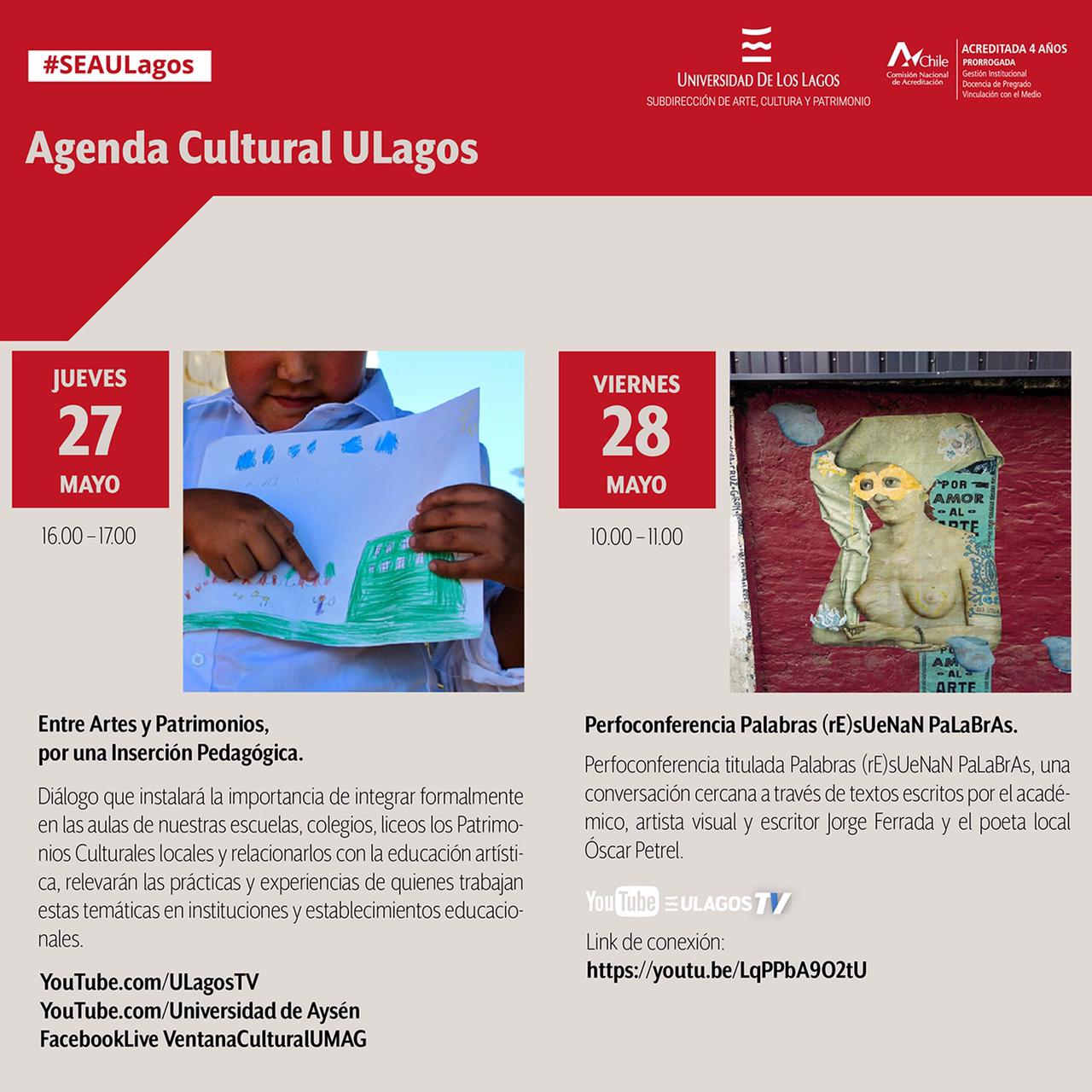 ULagos celebra la Semana de la Educación Artística y el Día del Patrimonio con Programación Integrada