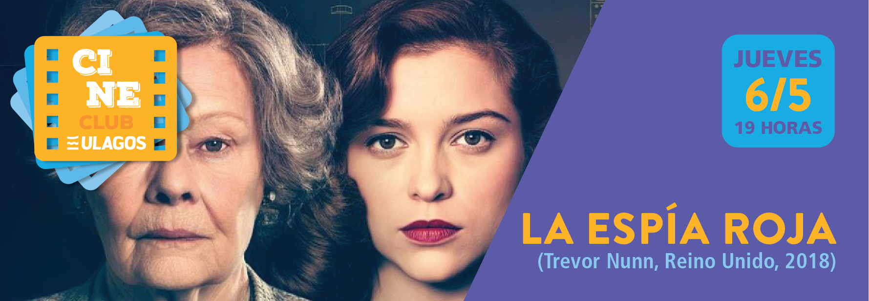 Judi Dench interpreta a la “bisabuela de las espías” en una nueva entrega del Cine Club ULagos