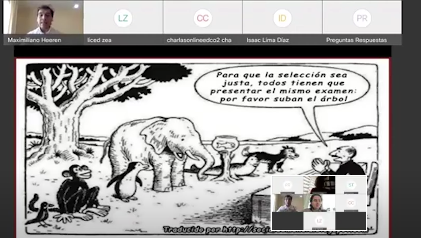 Académico expone en ciclo de conferencias del Ministerio de Educación de Colombia