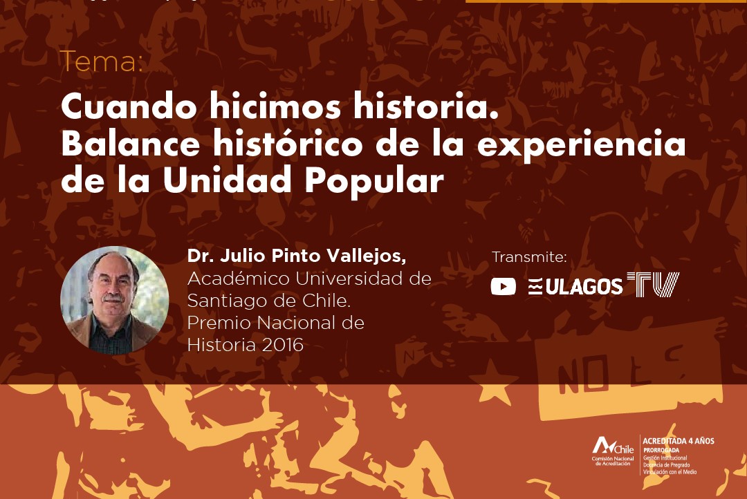 Premio Nacional de Historia 2016 inauguró Ciclo “Memoria e Historia Reciente”
