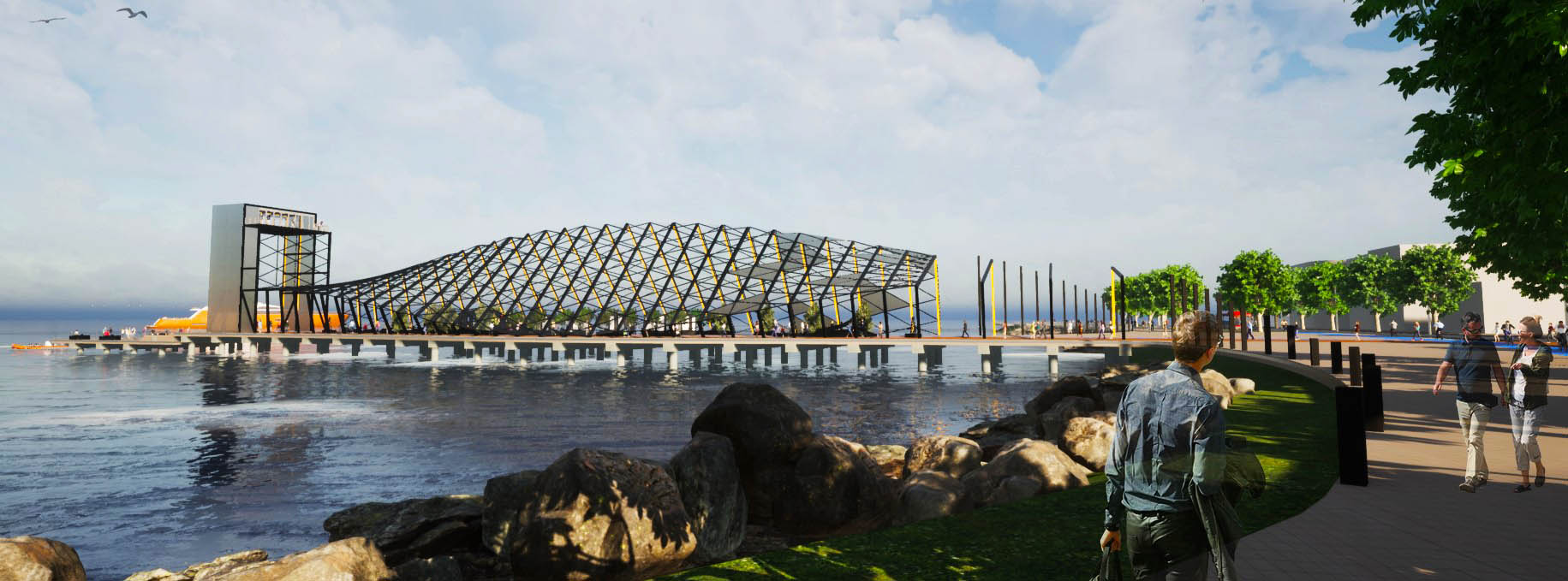 ULagos presenta proyecto Muelle Faro de los Vientos para la ciudad de Puerto Montt