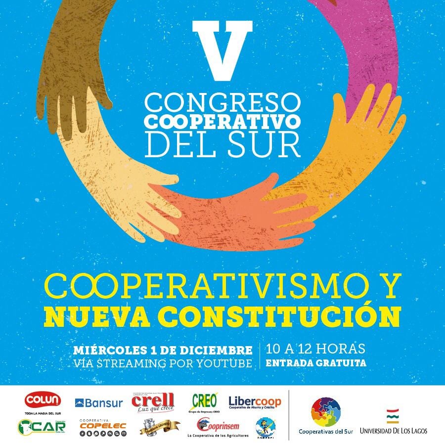 Invitan a participar del V Congreso Cooperativo del Sur