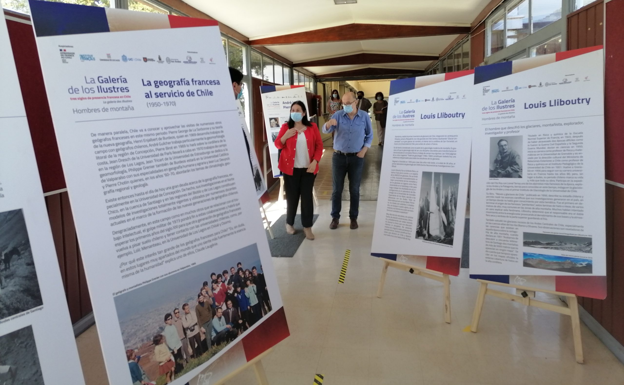 Exposición “La galería de los ilustres: tres siglos de presencia francesa en Chile” se queda este mes en la ULagos Osorno