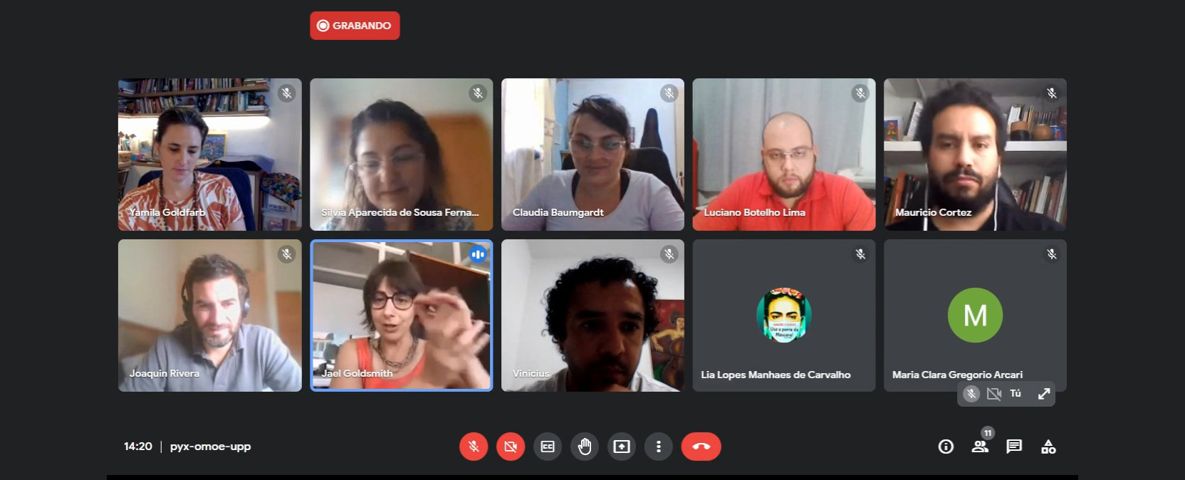 Académica presentó Grupo de Estudios de Política Alimentaria (GEPA) a investigadores/as brasileños/as