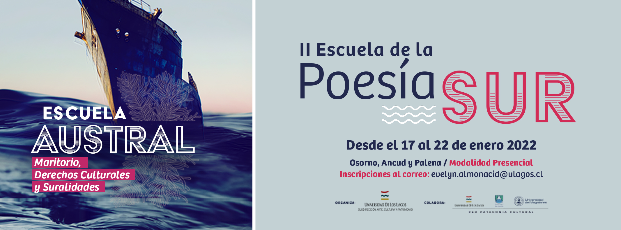 ULagos invita a participar en II Escuela de la Poesía Sur