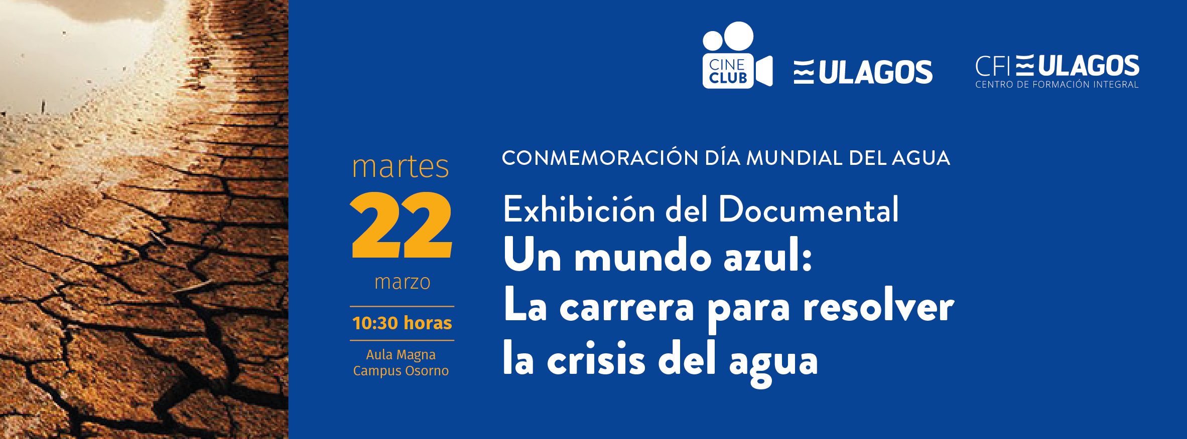 ULagos conmemora Día Mundial del Agua con exhibición de documental y conversatorio para estudiantes
