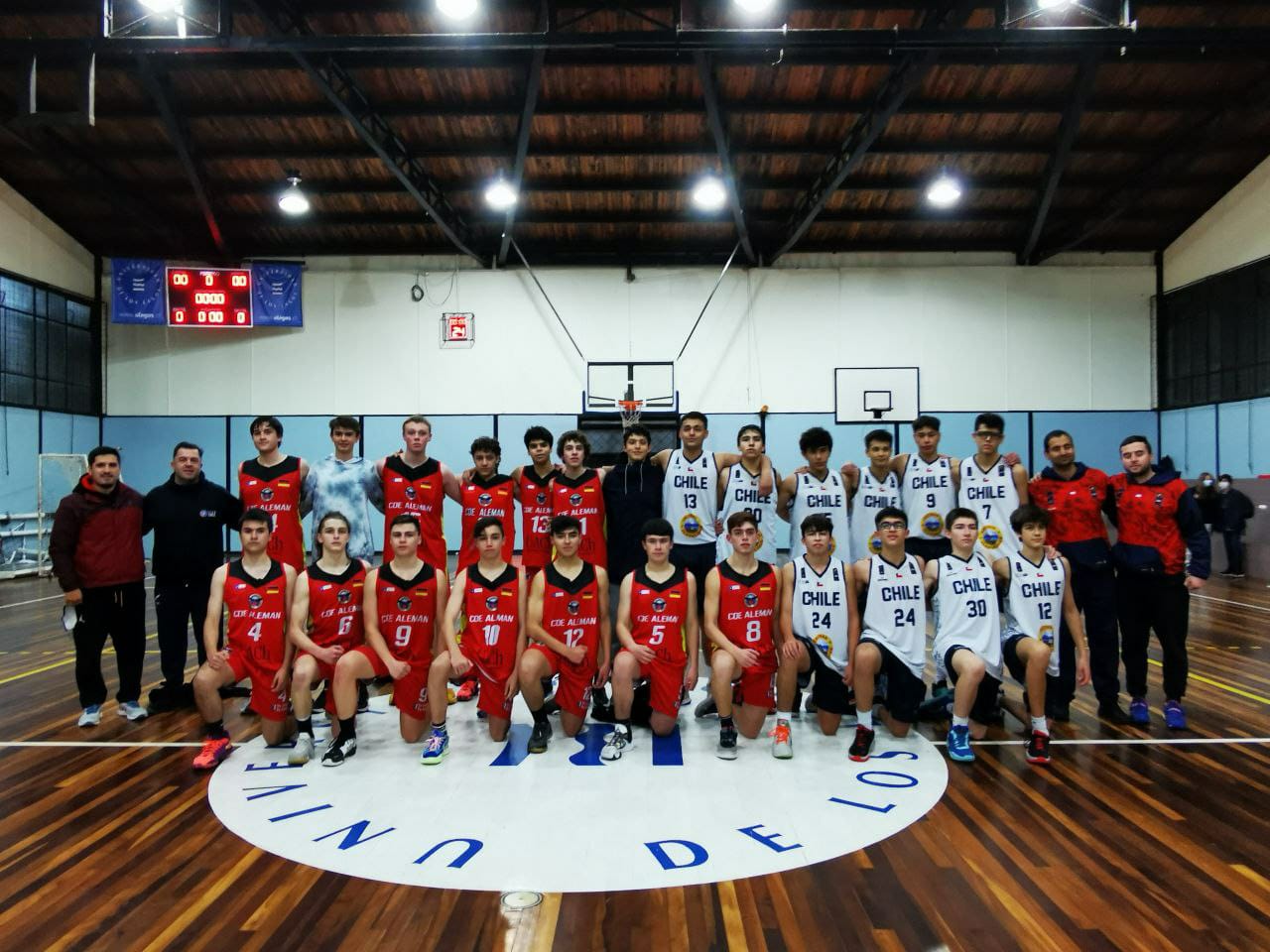 Selección Chilena de Básquetbol sub 15 entrenó en la ULagos en su preparación al campeonato Sudamericano en Argentina