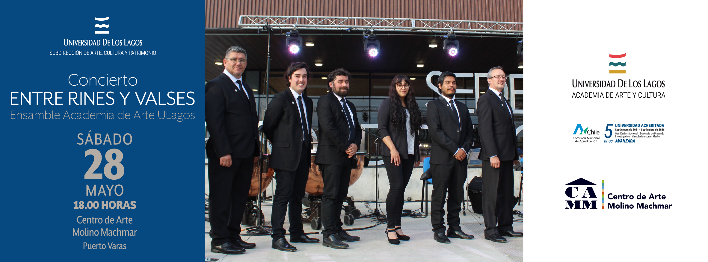 Ensamble de la Academia de Arte cerrará Semana de la Educación Artística con concierto “Entre rines y valses”