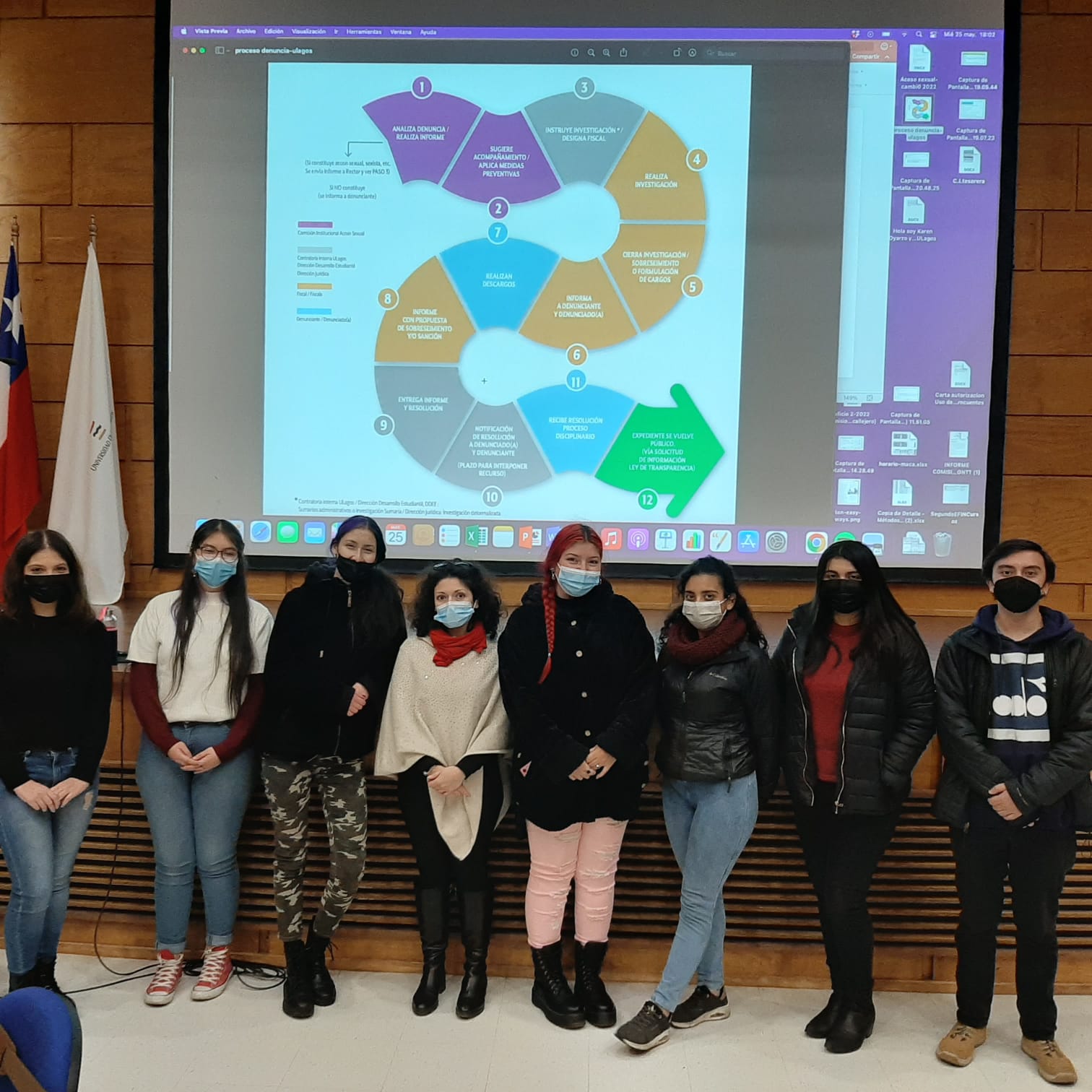 La carrera de derecho de la ULagos realizó charla abierta de concientización y prevención sobre el acoso