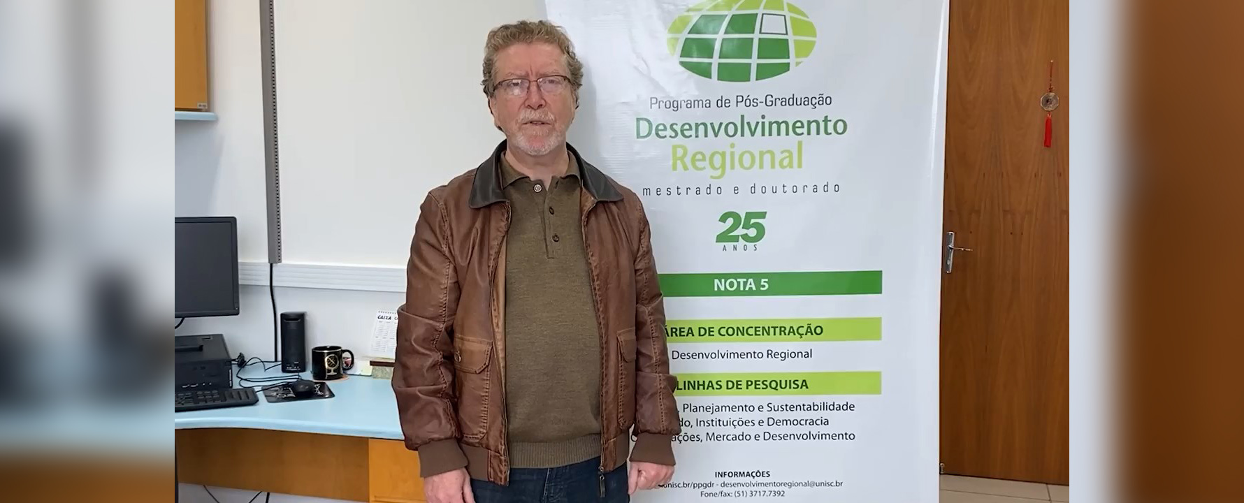 Académico de la UNISC ofrecerá conferencia sobre políticas de desarrollo urbano en Brasil