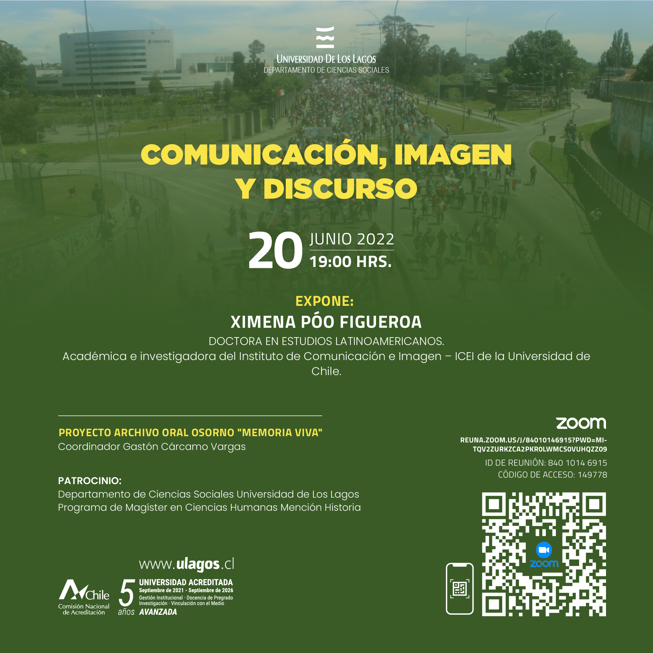Ciclo VOCES: Conferencia “Comunicación, Imagen y Discurso”