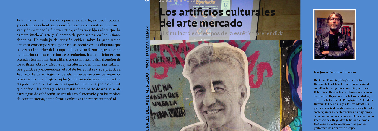 Académico de Artes ULagos publica libro que cuestiona el arte mercado nacional