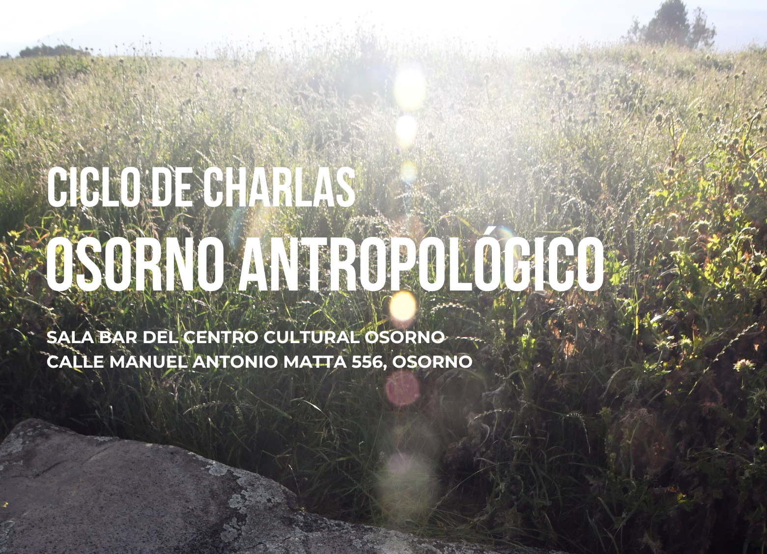 Se inicia ciclo de charlas «Osorno Antropológico»