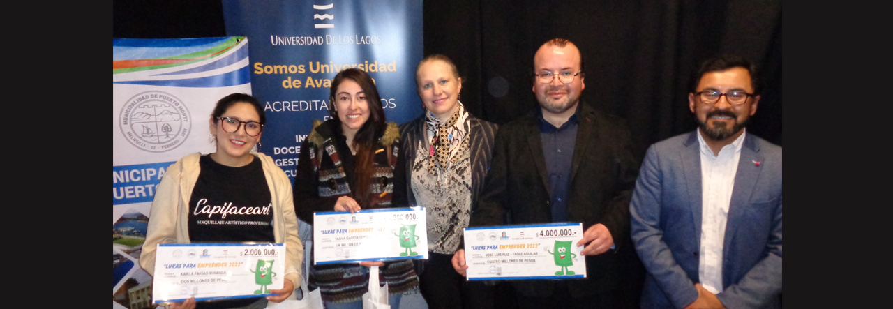 Profesionales ULagos son premiados por el programa Lukas para Emprender