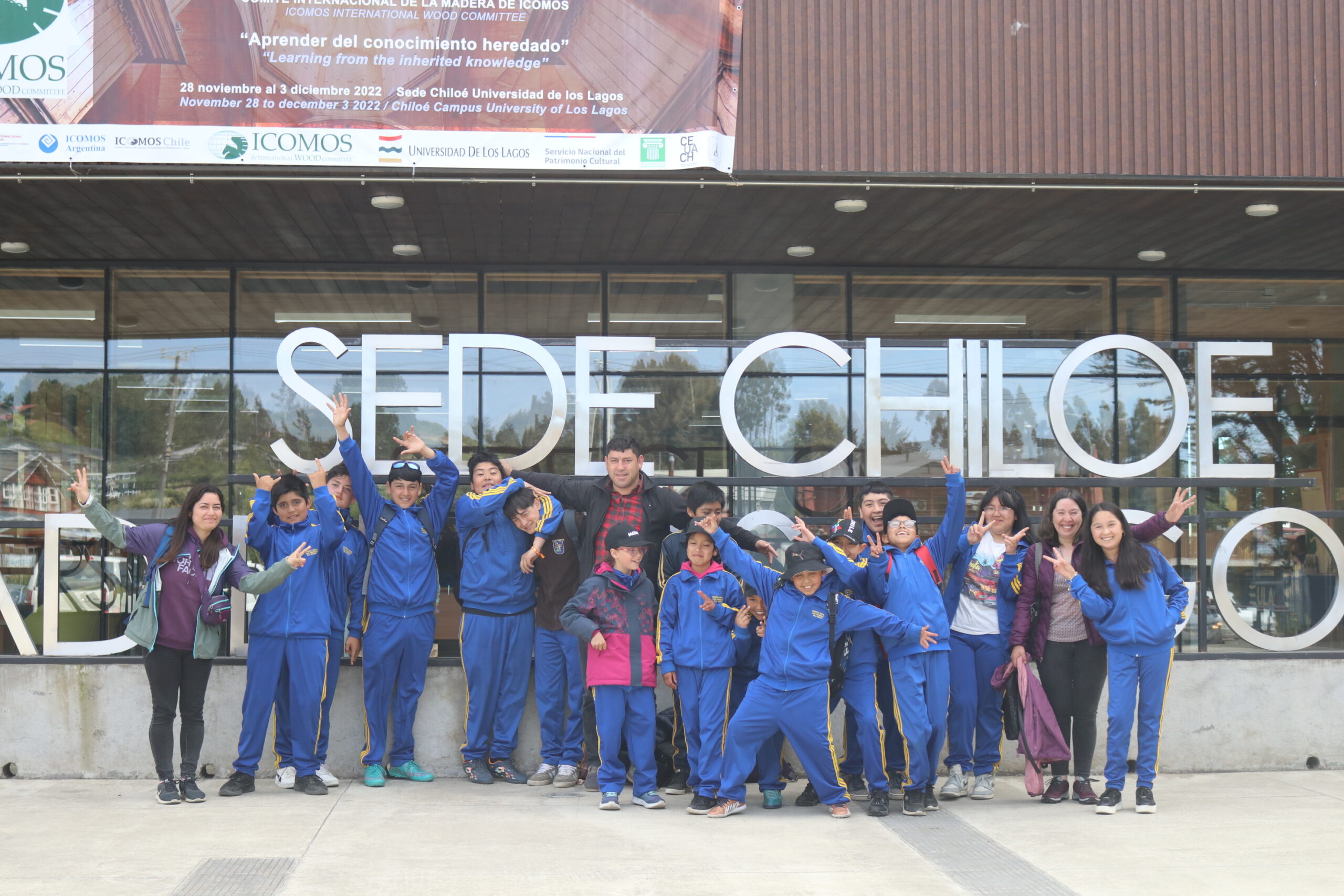 Escuela rural de Meulín visitó la sede Chiloé de la Universidad de Los Lagos