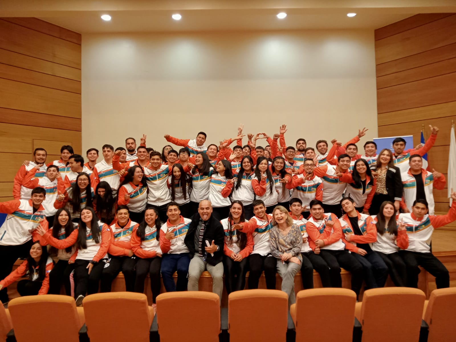 Estudiantes de Pedagogía en Educación Física fueron protagonistas en su Investidura
