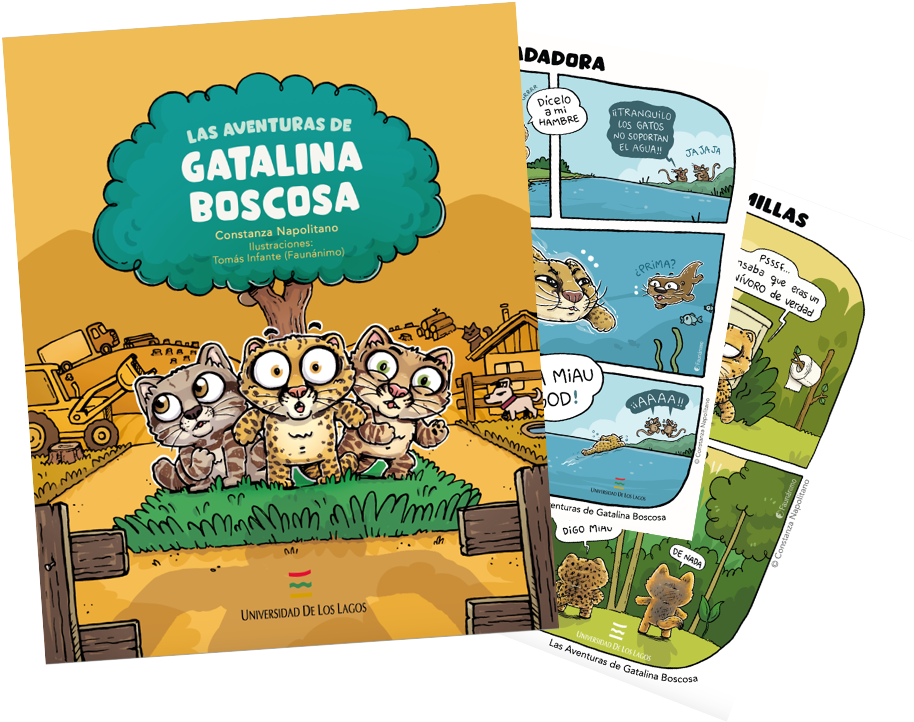 Investigadora ULagos presentará libro de cómic sobre conservación de la fauna chilena