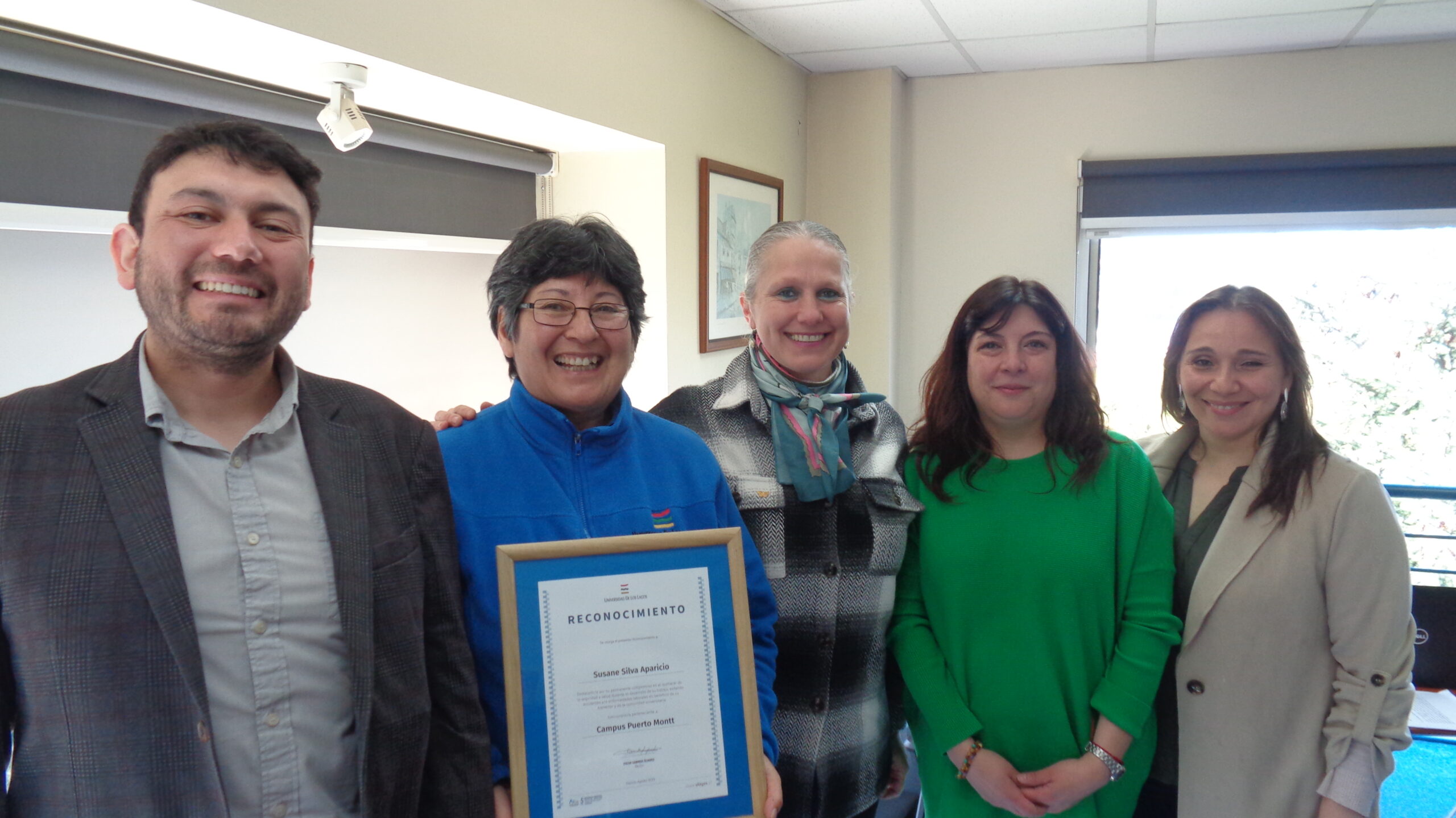 Susan Caroline Silva es reconocida por promover el cuidado de la comunidad  del Campus Puerto Montt