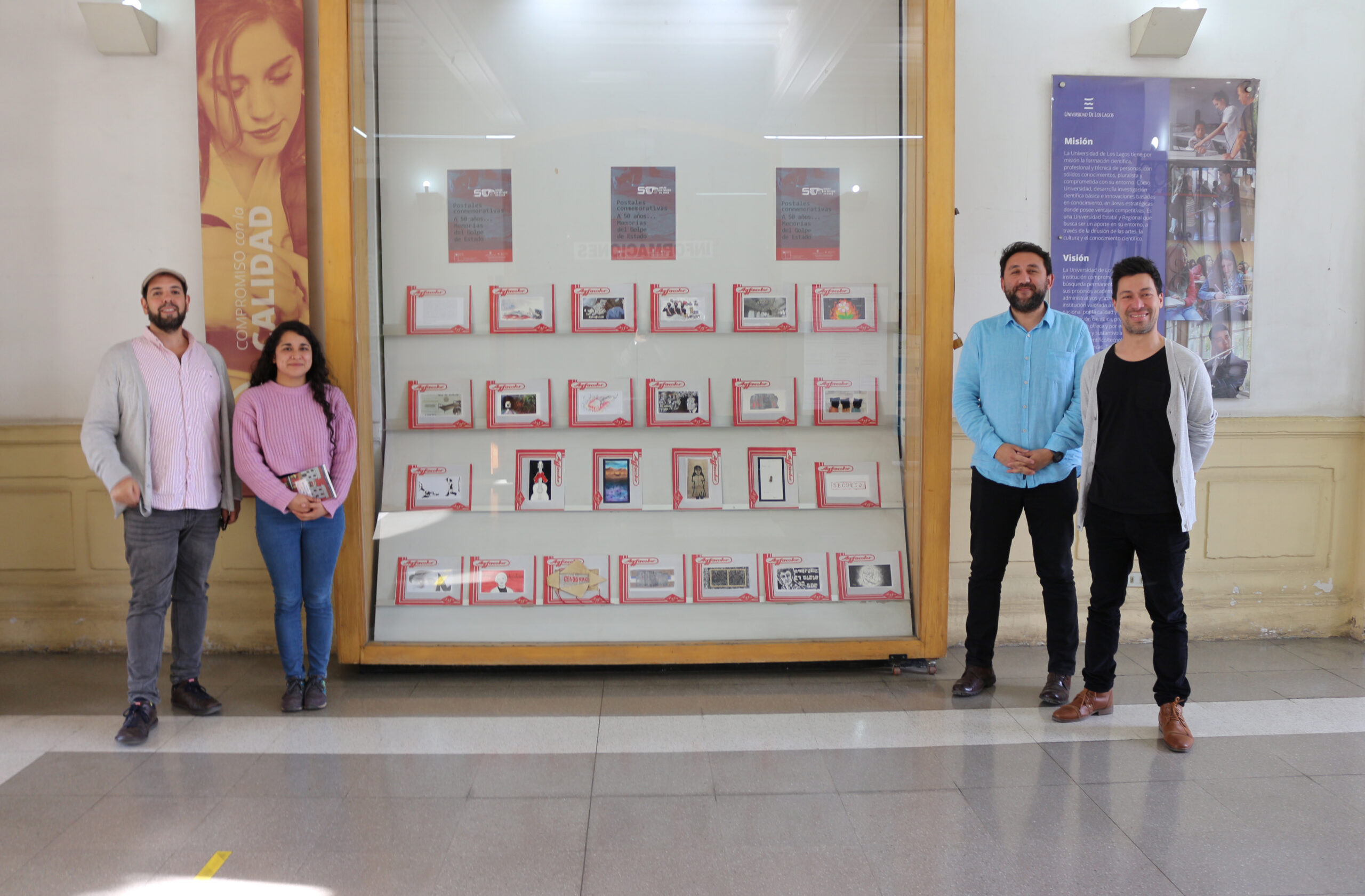Inauguran exposición de postales que conmemoran los 50 años del Golpe de Estado